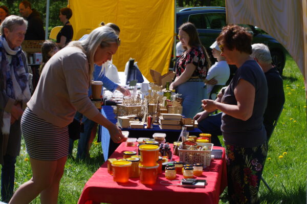At the museum's Spring Fair