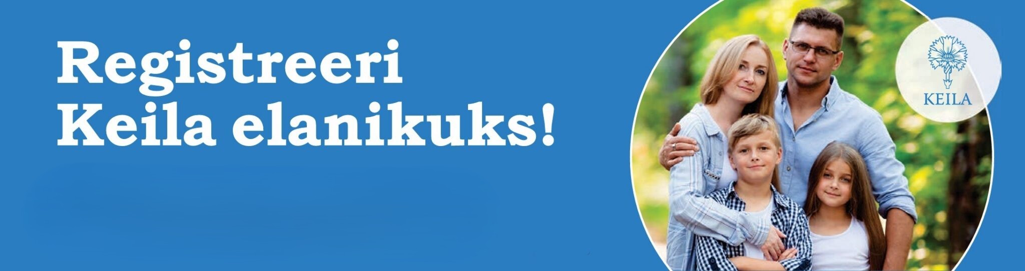 Registreeri Keila elanikuks! Pere pilt.
