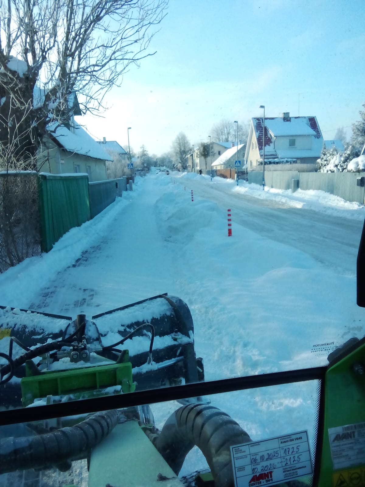 Lumekoristus kõnniteel