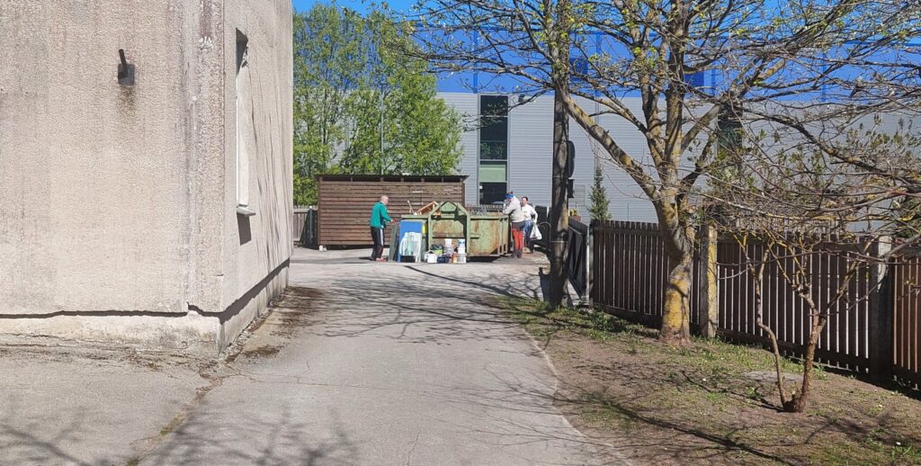 Koristustöö Vikerkaare lasteaias